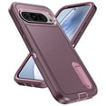 thumbnail image 2 of Dteck Case for Google Pixel 9 Pro XL,Shockproof 3-Layer Protection Case Built-in Kickstand Military Grade Protective Cover for Google Pixel 9 Pro XL,Purple, 2 of 8