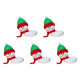 thumbnail image 1 of Mesa Navideña Cubierta Barba Larga Papá Noel para Copa Vino (muñeco Nieve), 1 of 3