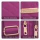 thumbnail image 5 of Bolso de hombro bordado con diamantes | Mochila estanca de poliéster de gran capacidad - Correas ajustables | Múltiples compartimentos | Bandolera de pecho y mensajero | Para Trabajo, Informal,, 5 of 5