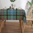 thumbnail image 3 of Rectangle Table Cloth, Paisley Clan Tartan Resistant Washable Tablecloth Decorative Table Cover for Dining, Indoor and Outdoor, 3 of 6