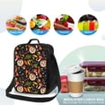 thumbnail image 4 of Lsque Owl And Leaves Lunch Bag Lunch Box for Women Men Reusable Insulated Lunch Tote Bag,Leakproof Thermal Cooler Sack Food Handbags Case High Capacity, 4 of 9