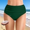 thumbnail image 4 of Chuancc Period Swimwear Leakproof Bikini Brief Bottoms Waterproof Menstrual Swim Bottoms for Teens, Women Green L, 4 of 8