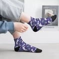 thumbnail image 2 of Pofeuu Cute Dog Print 30cm Socks, Adult Running Hiking Socks for Youth and Adult, 2 of 7