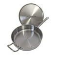 thumbnail image 1 of Update International SSAU-7 Saute Fry Pan, 7 quarts, Silver, 1 of 6
