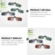 thumbnail image 4 of EeaseMX 3 gafas de sol polarizadas con clip y sin montura para gafas graduadas., 4 of 8