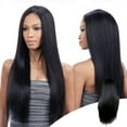 thumbnail image 2 of Komiseup Long Black Wigs for Women Long Straight Black Wigs for Women, Synthetic Black Straight Wig Natural Black Wigs for Party, 2 of 8