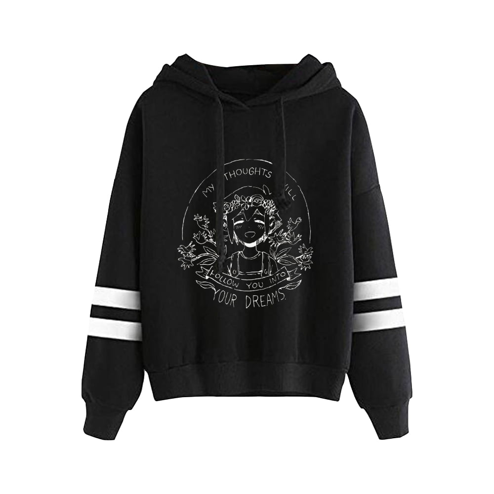 Omori Basil Pullover Hoodie Unisex Long Sleeve Sweatshirt Trendy Style Tracksuit