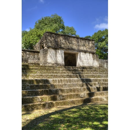 Mayan Arch, Entry to Plaza A, Cahal Pech Mayan Ruins, San Ignacio, Belize, Central America Print Wall Art By Richard