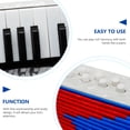 thumbnail image 4 of WHAMVOX White Beginner Accordion Instrument for Playing Promoting Musical Talent Development, 4 of 7