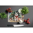 thumbnail image 5 of Alaskan Malamute Cozy Christmas Glass Cutting Board Large 12 in x 15 in, 5 of 5