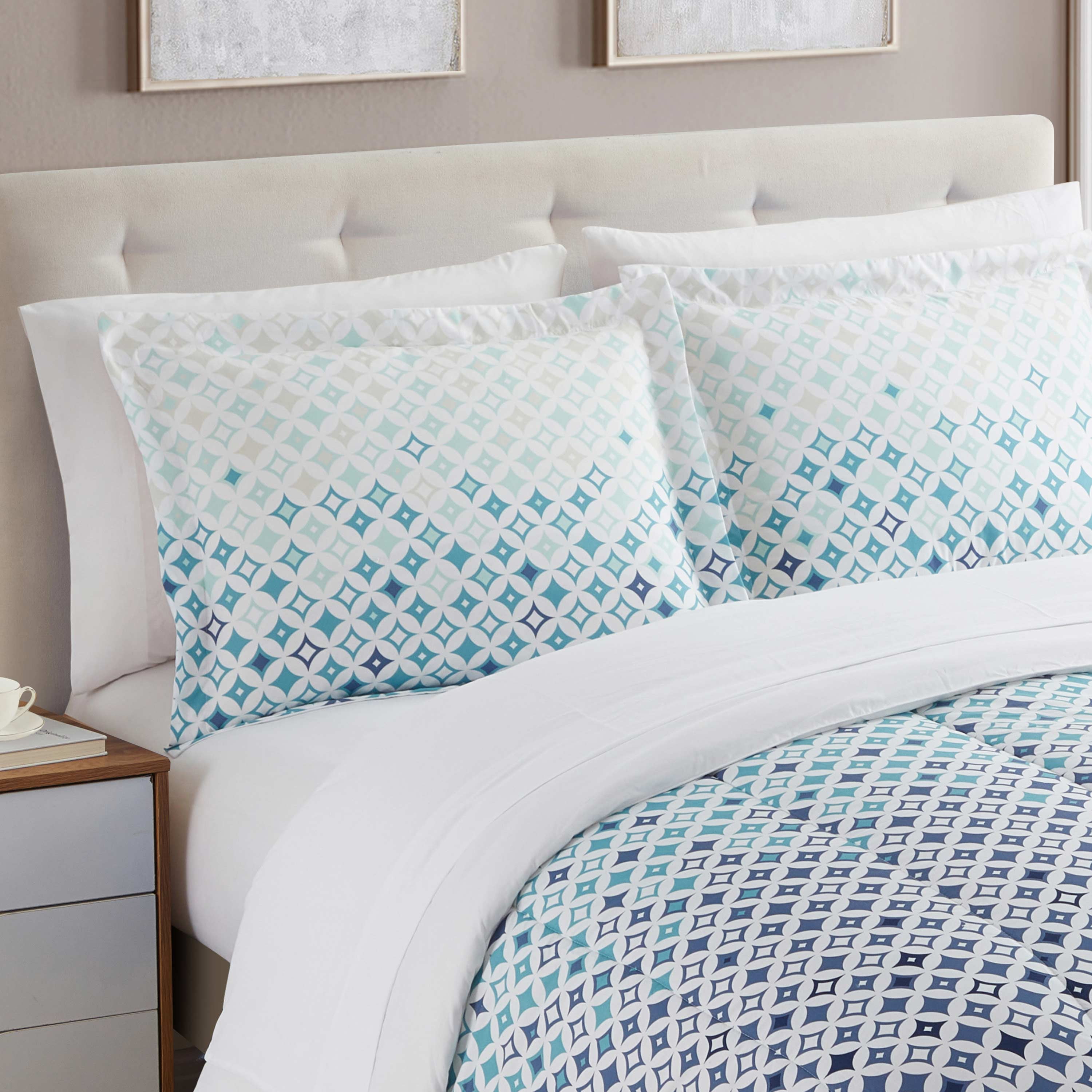 7 Piece Genova Bed in a Bag Comforter & Sheet Set Full