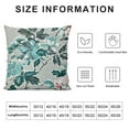 thumbnail image 5 of ONETECH Throw Pillow Cover Teal  Pillow Cover Modern Geometry Floral  Decorative Pillows for Couch Living Room Bedroom Sofa Outdoor Pillow Covers, 5 of 5