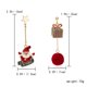 thumbnail image 1 of Navidad Elk Santa Claus muñeco de nieve copos de nieve Eardrop Feliz Navidad decoración para el hogar regalo de Navidad decoración de Navidad Año Nuevo, 1 of 2