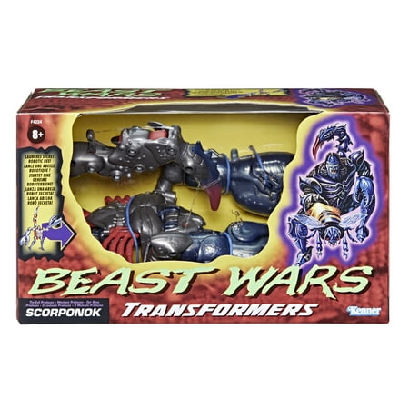 Transformers Toys Vintage Beast Wars Predacon Scorponok Action Figure, Walmart Exclusive