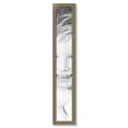 thumbnail image 2 of ArtToFrames 7" x 47" Aged White Gold Picture Frame, 7x47 inch Silver Wood Poster Frame (WOM-2036),  Pack, 2 of 7