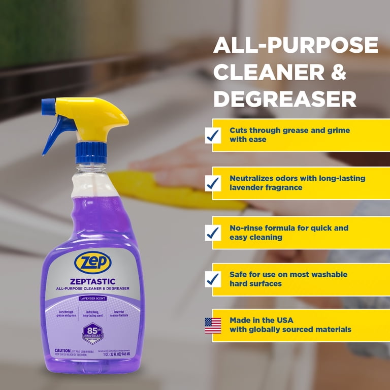 Zep Zeptastic All-Purpose Cleaner and Degreaser - 32 oz (Case of