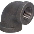 thumbnail image 1 of 90-Degree Black Pipe Reducing Elbow, 1 x 3/4 In. - 8700124707, 1 of 2