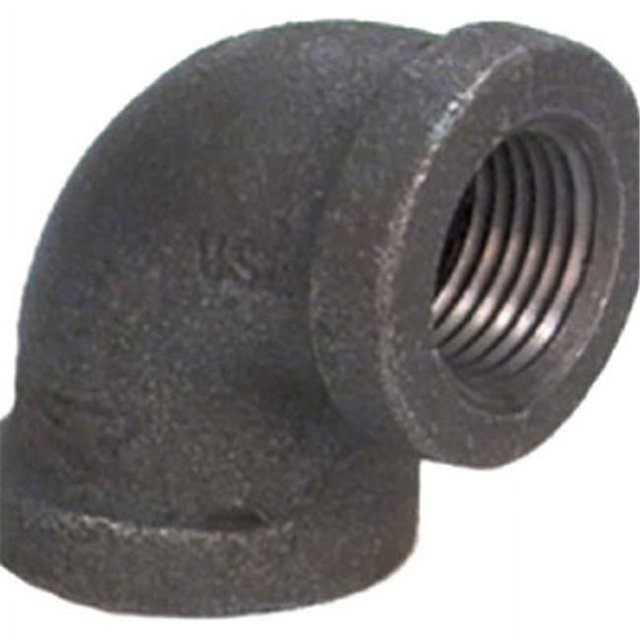 90-Degree Black Pipe Reducing Elbow, 1 x 3/4 In. - 8700124707