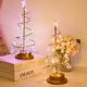 thumbnail image 1 of KG Navidad listo para enviar Noel Navidad Mini adorno de árbol de Navidad de cristal iluminado decoración navideña Luz de Navidad, 1 of 4