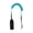 Blue, variant on 10FT 5.5mm Reliable TPU SUP Surfboard Coiled Leash, Stretchable Board Leg Rope with 360° Rotating Swivel, Comfort Hook Loop Ankle Strap, Anti-Lost Safety Tether for Paddleboarding Surfing
