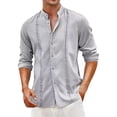 thumbnail image 1 of Playa De Guayabera Cubana Camisas Casual Para Hombre, 1 of 6
