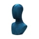 thumbnail image 2 of Cabeza de maniquí Busto de hombro Yuyangstore Exhibidor de pelucas Azul profundo, 2 of 8
