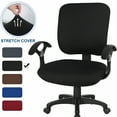 thumbnail image 3 of AUQ Stretch Office Computer Chair Seat Covers,Desk Chair Cover,Office Chair Seat Cover,Removable Washable Anti-dust Desk Chair Seat Cushion Protectors for Computer Chair, 3 of 7