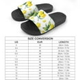 thumbnail image 2 of GZHJMY Stylish Slides for Women Men, Yellow Vintage Lemon Soft Flexible Slip-on Sandals Slippers, 2 of 7