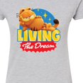 thumbnail image 3 of Garfield  - Living The Dream - Juniors Fitted Graphic T-Shirt, 3 of 5