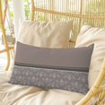 thumbnail image 4 of Boho Brown Flower Pillow Covers, Linen Long Throw Pillow Case, Abstract Bohemia Pesley Floral Holiday Pillow Protector Decorative Cushion Cover for Living Room/Bedroom 24" x 36", 4 of 8
