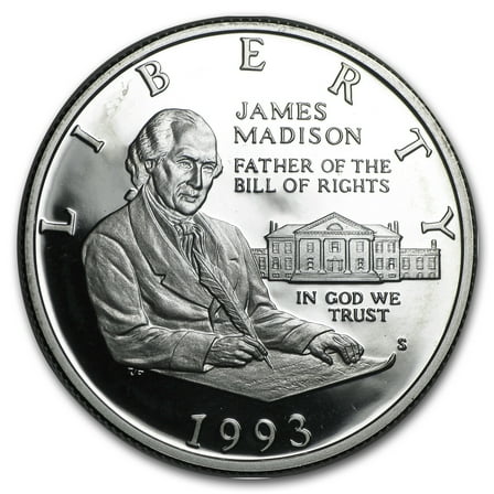 1993-S Bill of Rights 1/2 Dollar Silver Commem Prf (Capsule Only)