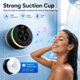 thumbnail image 2 of Portable Bluetooth Speaker IPX7 Waterproof, Mini Shower Speaker with Suction Cup, 360° Stereo Sound, 12H Playtime, Party Speaker Bluetooth 5.3, Rgb LED, Hands-Free Calls, for Pool, Beach, Bike, Gifts, 2 of 9