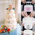 thumbnail image 5 of Cheers.US 2Pcs/Set(6''+8'') Cake Support Frame,Cake Stands Spacer,Multi-Layer Cake Support Set, Round Dessert Shelf Cake Gasket Cake Support Frame Cake Stands Baking Tools Piling Brackets, 5 of 7