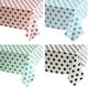 thumbnail image 2 of Xiao Hua 2 manteles rectangulares de plástico con lunares negros de 135 x 275 cm para decoración de fiestas., 2 of 5