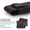 thumbnail image 3 of Funda para teléfono ACCKUO de piel con cierre magnético con clip metálico, 3 of 8