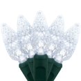 thumbnail image 2 of Wintergreen Lighting C6 Cool White Christmas Lights LED String Lights, Set of 70 Lights on Green Wire, 24’, 2 of 8