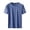 Blue, variant on Men Summer Round Neck Loose Fit Ice Silk Short Sleeve Stretch Breathable Cool T Shirt