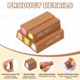 thumbnail image 3 of Uxcell Pencil Erasers Rubber, 5 Pcs Art Eraser, Small Rectangular Pencil Rubber Scented for Drawing Writing Math Office Home, Dark Brown/Dark Pink, 3 of 7