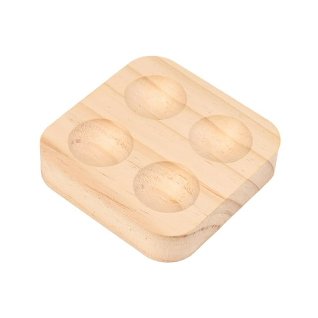 Organizador de huevos, bandeja portátil para guardar huevos de sushi, contenedor para huevos 4 rejilla