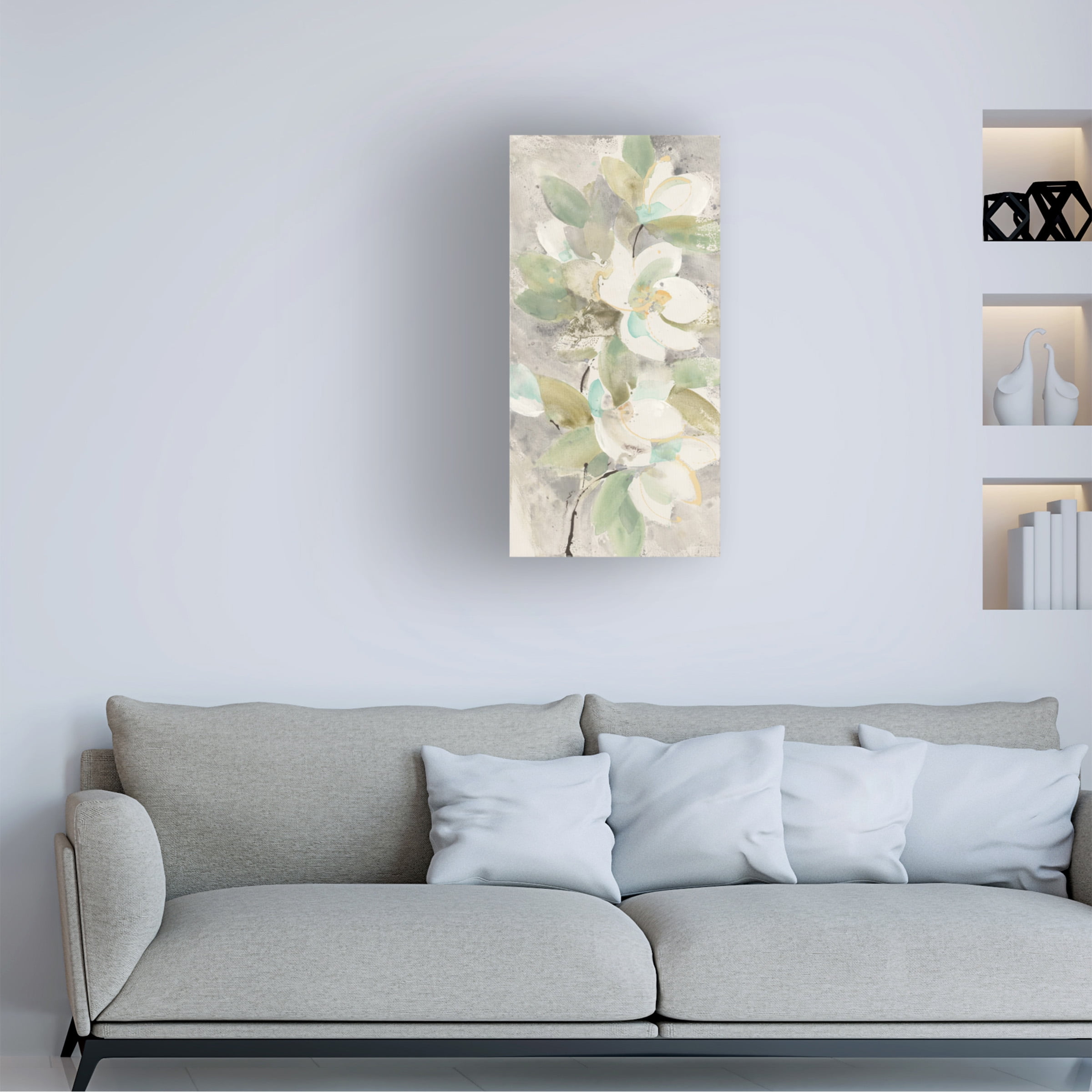 Trademark Fine Art 'Pale Magnolia' Canvas Art by Albena Hristova