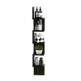 thumbnail image 5 of Furinno Rossi Contemporary 7.8" x 7.8" 5-Tier Espresso Floating Shelves, 5 of 6
