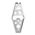 thumbnail image 3 of Stainless Steel Outdoor Multifunctional Key Chain Wrench Keychain bottle Hex Straight Screwdriver Saw Cutter Ruler Bottle Can Opener, 3 of 6