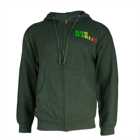 Bob Marley - Collage Mens Zip Hoodie
