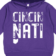 thumbnail image 3 of Inktastic Cincinnati, Ohio Distressed Font Toddler Hoodie, 3 of 4