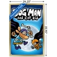 thumbnail image 3 of Dog Man - Dog Man And Cat Kid Book Cover Wall Poster, 22.375" x 34" Framed, 3 of 5