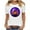 White#23, variant on Tnhcen 2025 Women's Halloween Cute Cartoon Print Cotton T-Shirt - Loose Fit Casual Basics Plus Size S-2XL Soft Fall Festival Tops