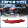 thumbnail image 2 of Reflector de Parachoques No.BS71515B0BD para FORD FIESTA 2015 2016 2017 2018 2019 Rojo 1pc Trasero Derecho, 2 of 7