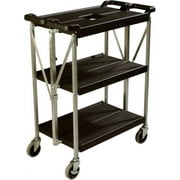 Carlisle Fold 'N Go Cart 15" x 21", Black