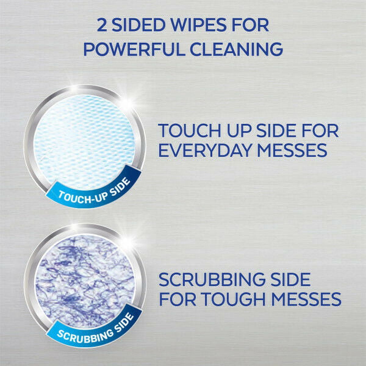 3 Pack - Lysol Dual Action Disinfecting Wipes w. Scrubbing Texture, 75ct