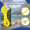 thumbnail image 3 of Cuerda elástica Uxcell, cuerda elástica de bungee para kayak, cuerda de estiramiento para camping, bicicleta, sujeción para kayak, color amarillo, 3 of 6